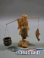 藏品(木雕漁翁)的圖片